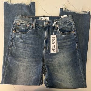 Daze denim Shy girl crop flare jeans.